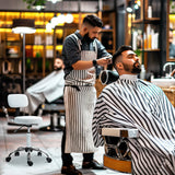 HOMCOM 360 Swivel Seat Salon Stool - White