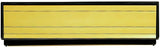 LETTER PLATE- (SLEEVED) TO SUIT DOORS 1 3/8 TO 2 1/2 THICK - GOLD ANODISED ALUMINIUM - 292MM X 64MM - EACH