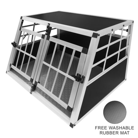 Car Dog Pet Crate - Small Double Doors