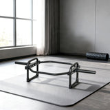 SPORTNOW Olympic Trap Bar, 2" Hex Barbell Bar with 300kg Capacity for Deadlifts, Shrugs, Squats and Farmer Walks