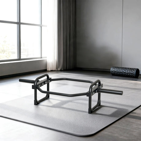 SPORTNOW Olympic Trap Bar, 2" Hex Barbell Bar with 300kg Capacity for Deadlifts, Shrugs, Squats and Farmer Walks