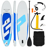 10 Feet Inflatable Stand Up Paddle Board 6Inch Thick with Backpack Leash Aluminum Paddle