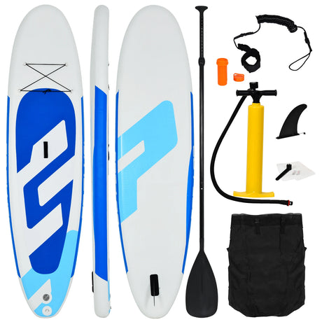 10 Feet Inflatable Stand Up Paddle Board 6Inch Thick with Backpack Leash Aluminum Paddle