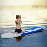 10 Feet Inflatable Stand Up Paddle Board 6Inch Thick with Backpack Leash Aluminum Paddle