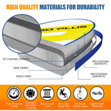 11 Feet Inflatable Stand Up Paddle Board with Aluminum Paddle-Yellow