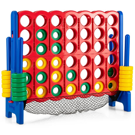 4-to-Score Giant Game Set with Net Storage-Blue