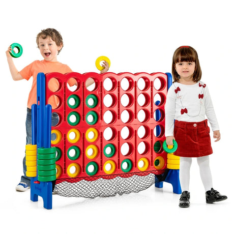 4-to-Score Giant Game Set with Net Storage-Blue