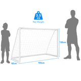 1.8m x 1.2m Portable Kids Soccer Goal for Backyard & Training