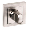 Senza Pari WC Turn and Release on Square Rose - Satin Nickel - Each