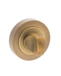 Senza Pari WC Turn and Release on Round Rose - Weathered Antique Bronze - Each