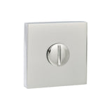 Senza Pari WC Turn and Release *for use with ADBCE* on Flush Square Rose - Polished Chrome - Each