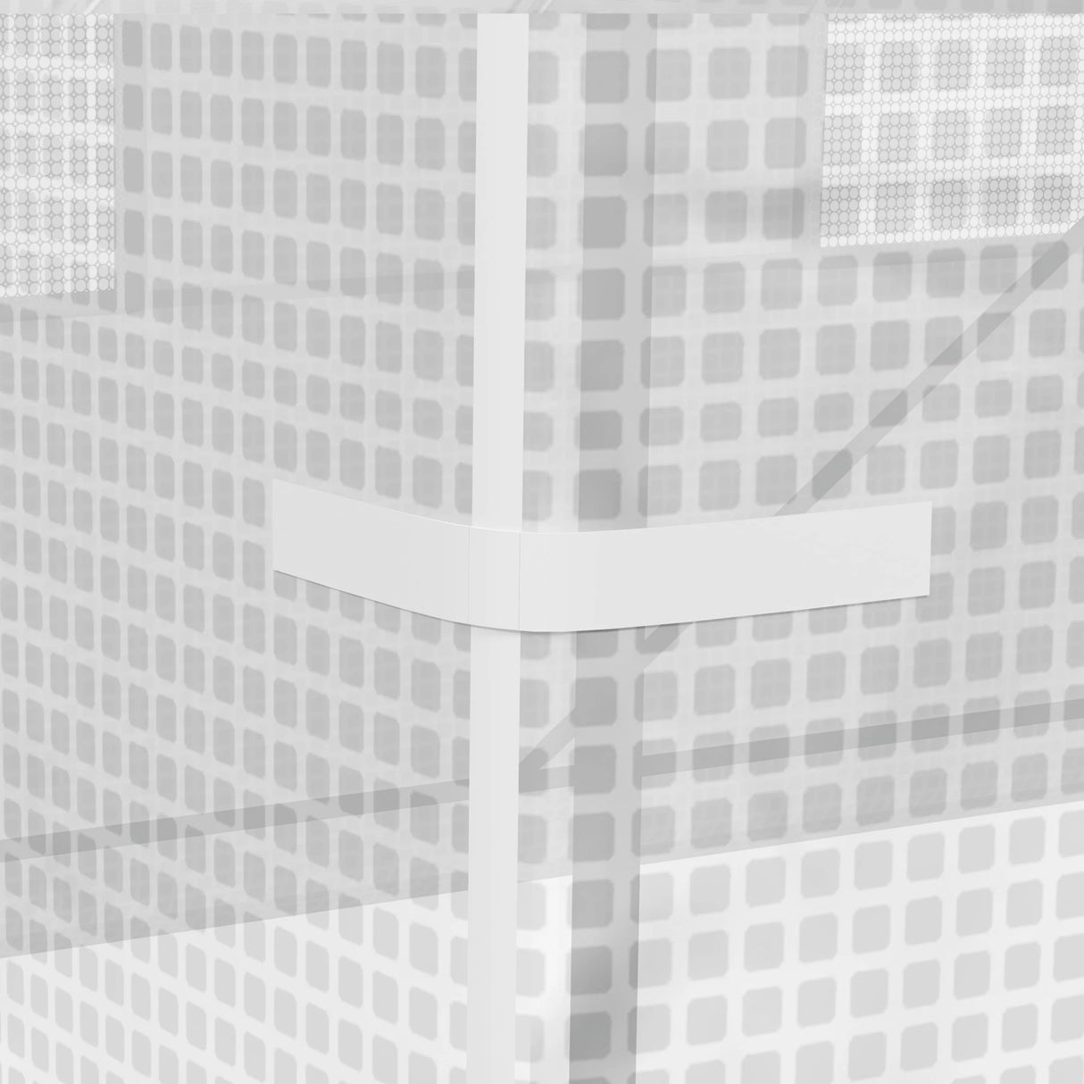 Outsunny 245 x 200cm Polytunnel Greenhouse - White