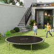 SPORTNOW Trampoline Replacement Mat with Spring Pull Tool, 42 V-Hooks, for 8ft Trampoline using 14cm Springs, Green