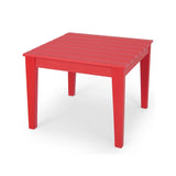25.5 Inch Square Kids Activity Play Table-Red