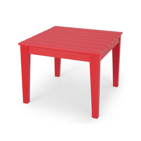 25.5 Inch Square Kids Activity Play Table-Red