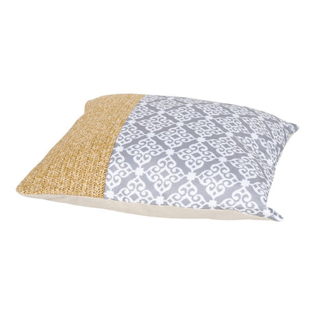 Serenity Print Square Cushion Grey