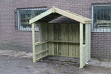 LARGE SMOKING SHELTER (APEX ROOF)