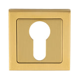 ESCUTCHEON - EURO PROFILE - PUSH-ON SQUARE ROSE_x005F
 - SATIN PVD - EACH