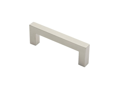 19MM DIA. SQUARE MITRED PULL HANDLE - 150MM C/C - BOLT THROUGH FIXING_x005F
 - SATIN STAINLESS STEEL - EACH