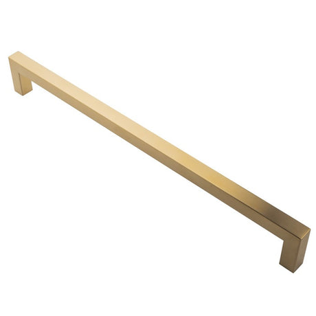 19MM DIA. SQUARE MITRED PULL HANDLE - 450MM C/C - BOLT THROUGH FIXING_x005F
 - SATIN PVD - EACH