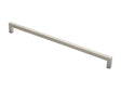 19MM DIA. SQUARE MITRED PULL HANDLE - 600MM C/C - BOLT THROUGH FIXING_x005F
 - SATIN STAINLESS STEEL - EACH