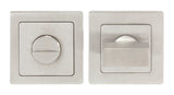 TURN & RELEASE - 5MM SPINDLE - PUSH-ON SQUARE ROSE_x005F
 - SATIN STAINLESS STEEL - SET