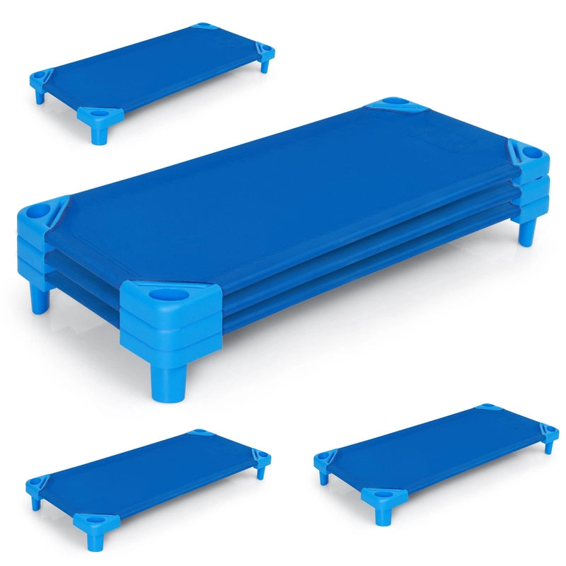 Stackable Daycare Cot with Easy Lift Corner & Detachable Oxford Cloth