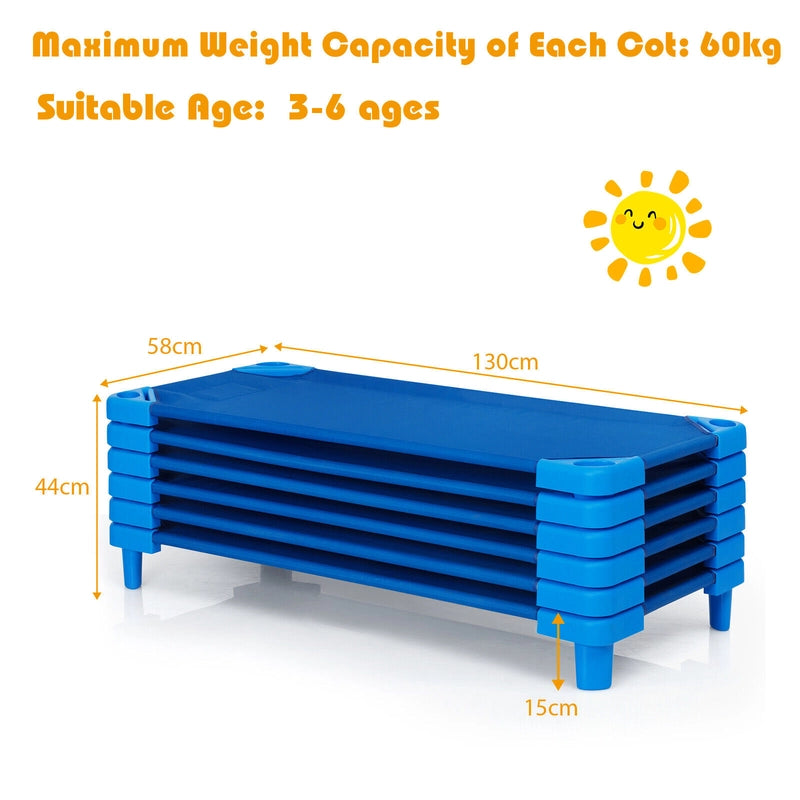 Stackable Daycare Cot with Easy Lift Corner & Detachable Oxford Cloth
