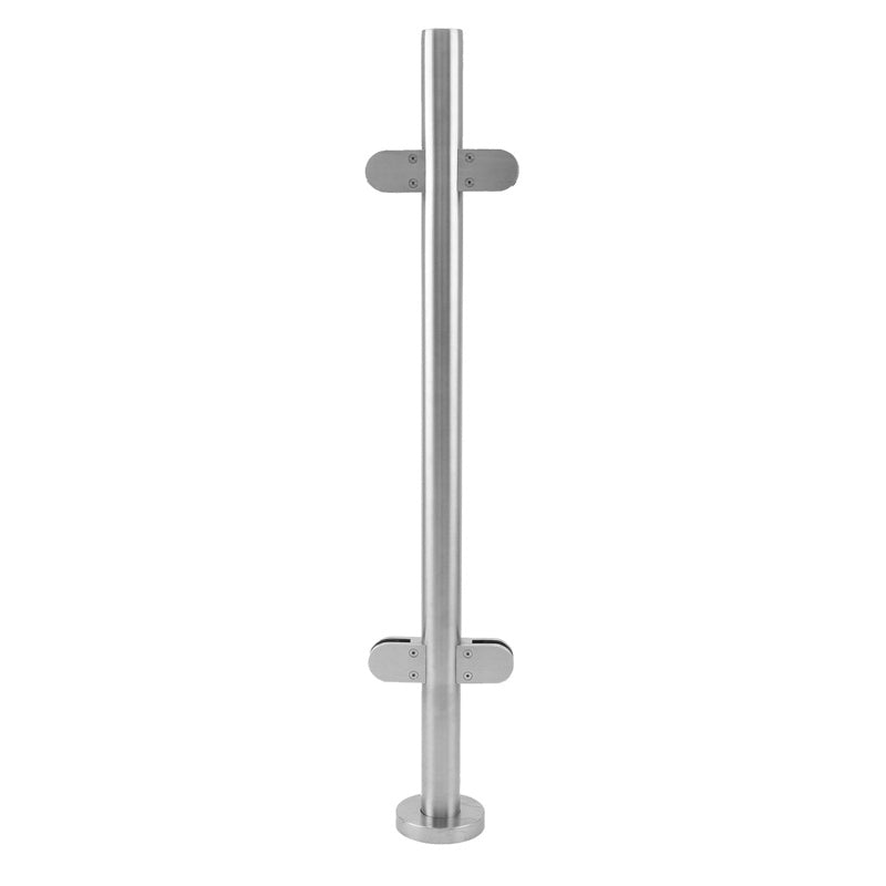 MonsterShop Stainless Steel Balustrade, Mid Post, 110cm H