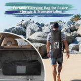 11 Feet Inflatable Stand Up Paddle Board Surfboard with Bag Aluminum Paddle Pump-L