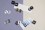 STATUS Euro Escutcheons on Round Rose - Polished Chrome - Pair