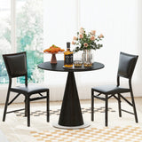 Set of 2 Folding Chairs with Sponge Padded Backrest for Dining Room/Living Room/Restaurant