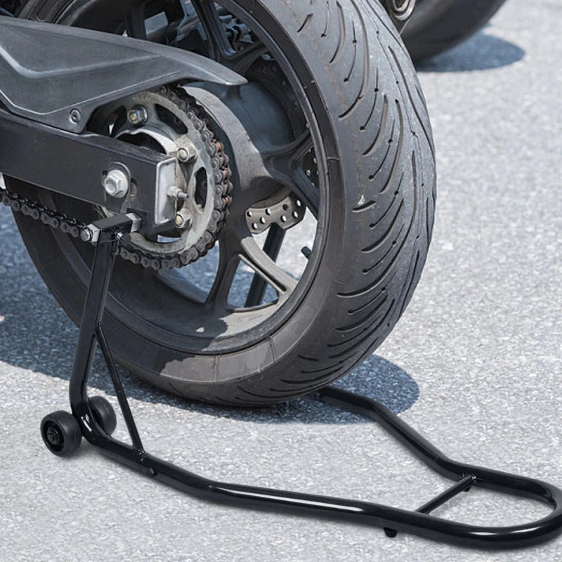 Motorcycle repair stand rear wheel Professional motorcycle stand at the rear with rubber mount