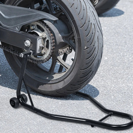 Motorcycle repair stand rear wheel Professional motorcycle stand at the rear with rubber mount