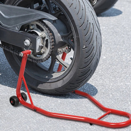 Assembly stand motorcycle jack motorcycle stand racing stand front/rear red