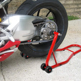 Assembly stand motorcycle jack motorcycle stand racing stand front/rear red