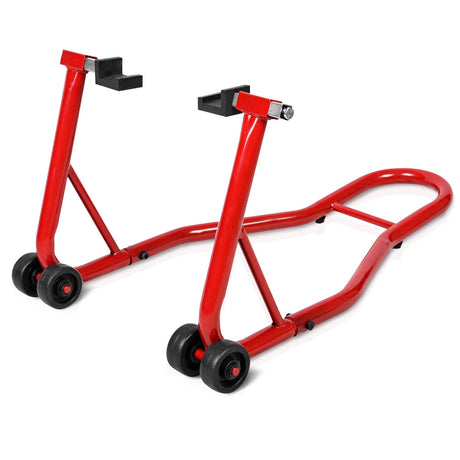 Assembly stand motorcycle jack motorcycle stand racing stand front/rear red