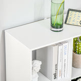 HOMCOM 6-Cube Bookshelf - White