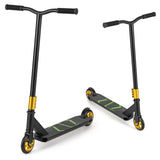 Stunt Scooter Pro Trick Scooter with 2 PU Wheels for Kids-Black