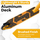 Stunt Scooter Pro Trick Scooter with 2 PU Wheels for Kids-Yellow
