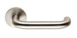STEELWORX 316 GRADE 19MM SAFETY LEVER ON 53 X 8MM THREADED ROSE SPRUNG GRADE 4 - SATIN STAINLESS STEEL - 19MM - PAIR
