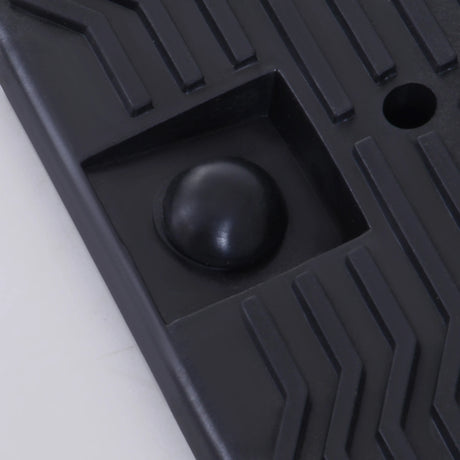 DURHAND 2 Pieces Car Ramps Heavy Duty 2.5 Ton Motorhome Levelling Ramps, Plastic Garage Workshop Car Lift, Portable Automotive Vehicle Campervan Car Ramp, Black