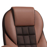 HOMCOM Faux Leather Office Chair - Brown