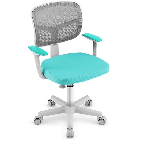 Children&#39;s Desk Chair Children&#39;s Computer Chair with Adjustable Height Turquoise