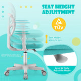 Children&#39;s Desk Chair Children&#39;s Computer Chair with Adjustable Height Turquoise