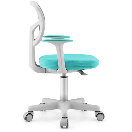 Children&#39;s Desk Chair Children&#39;s Computer Chair with Adjustable Height Turquoise