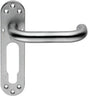 SW123SSS LEVER ON INNER STEEL BACKPLATE - PAIRS- SATIN G316 - SATIN STAINLESS STEEL - 140 - PAIR