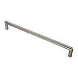 20MM DIA. CROWN KNURLED PULL HANDLE - 450MM C/C - BOLT THROUGH FIXING_x005F
 - SATIN STAINLESS STEEL - EACH