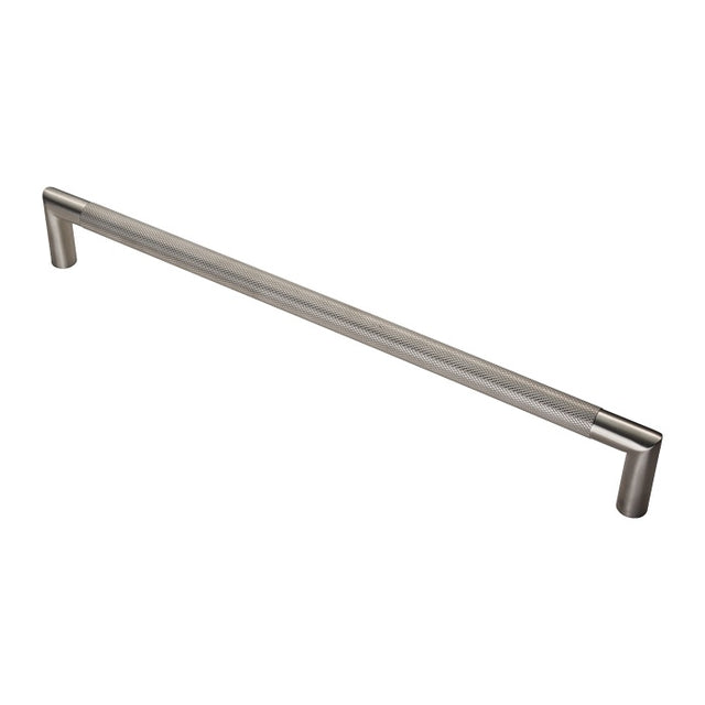 20MM DIA. CROWN KNURLED PULL HANDLE - 450MM C/C - BOLT THROUGH FIXING_x005F
 - SATIN STAINLESS STEEL - EACH