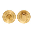 TURN & RELEASE - 5MM SPINDLE - SCREW-ON ROUND ROSE - SATIN PVD - SET